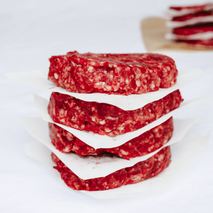 Burger Patties vom Weiderind - hof - gronewaeller