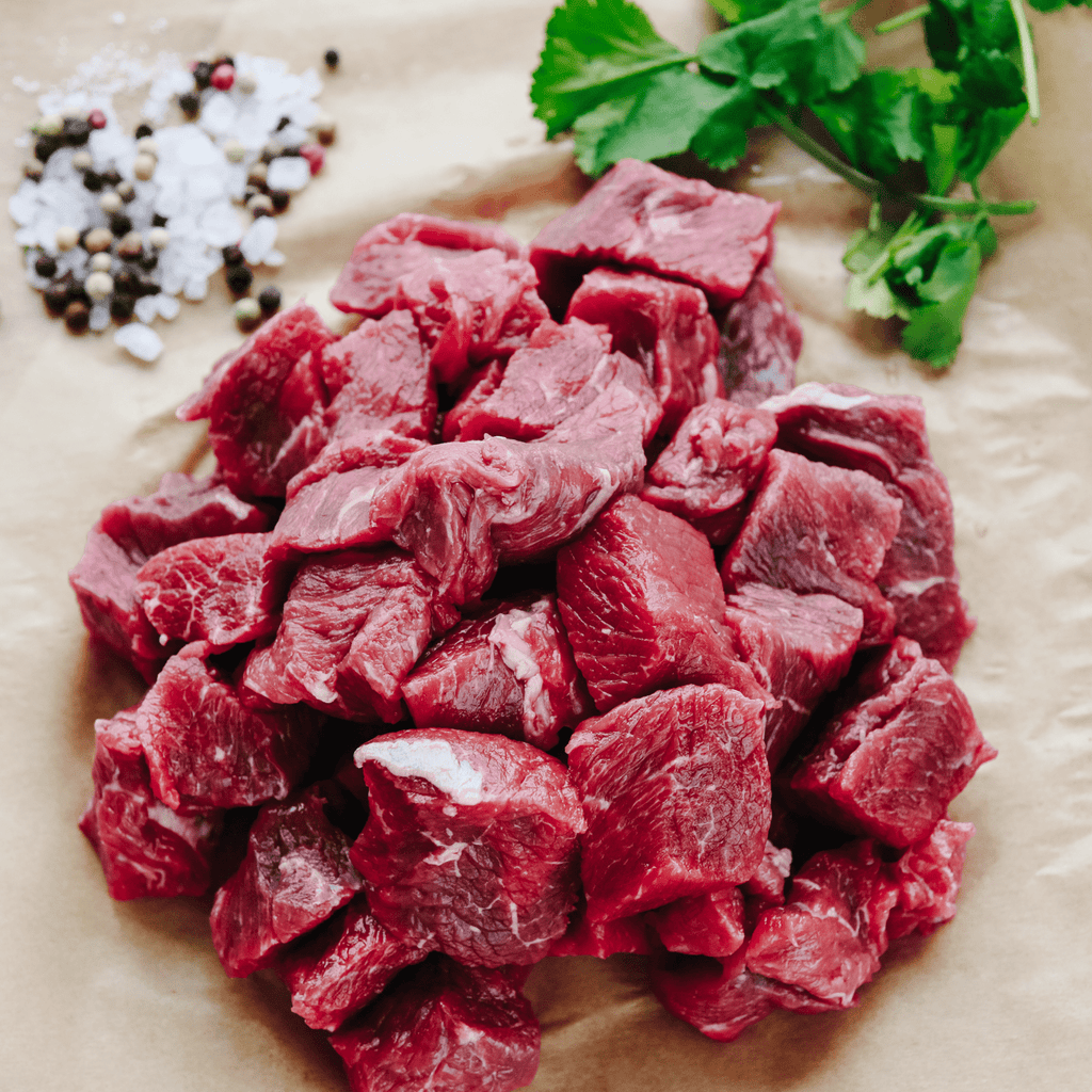 Gulasch vom Weiderind - hof - gronewaeller