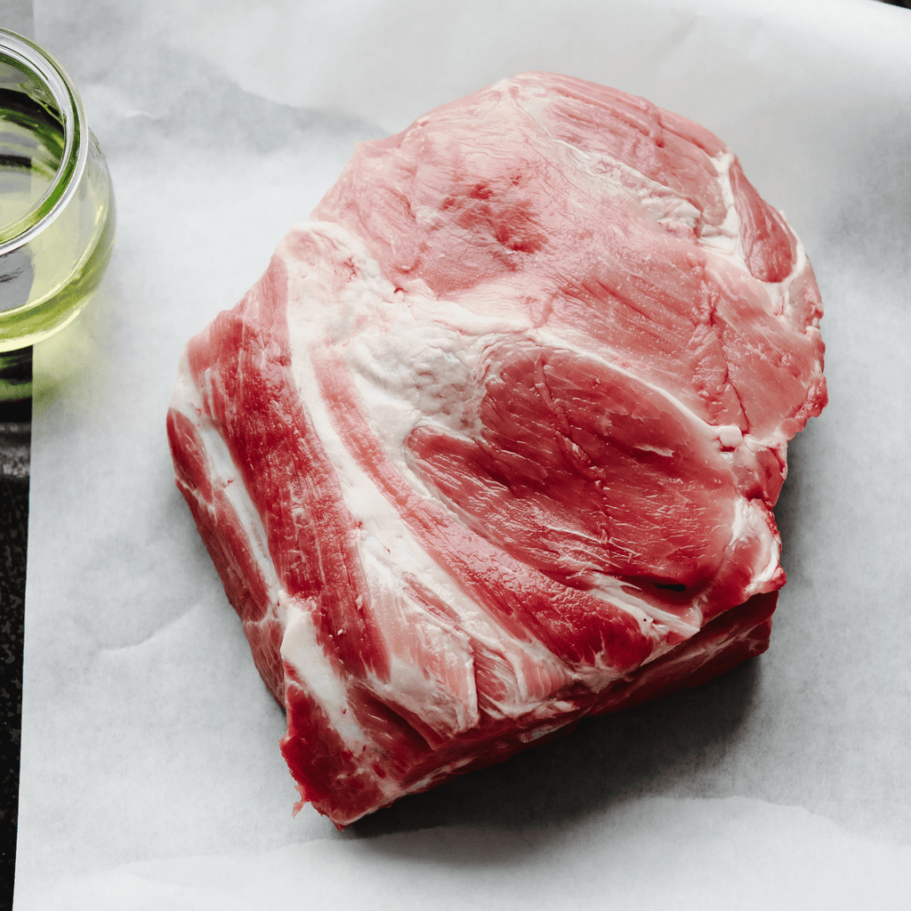 Nackenbraten vom Strohschwein - hof - gronewaeller