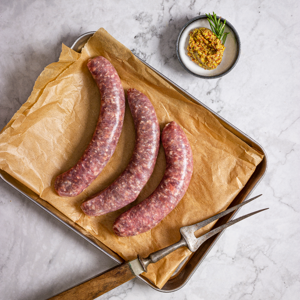 Bratwurst (grob) vom Weiderind