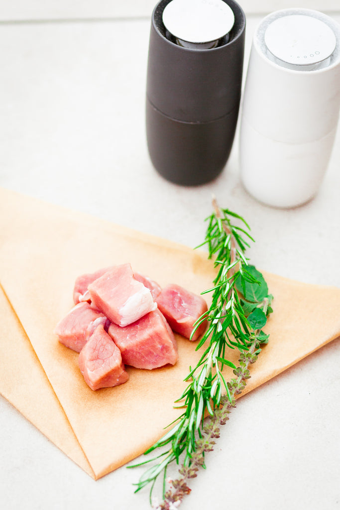 Gulasch vom Strohschwein